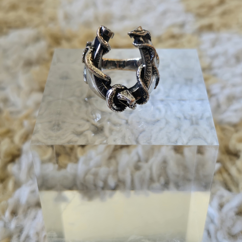 Horseshoe Snake Ring - image 1